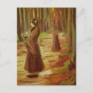 Carte Postale Deux femmes par Vincent van Gogh
