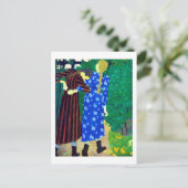 Carte Postale Deux Filles, Edouard Vuillard (Debout devant)