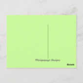 Carte Postale Deux fougères (Dos)