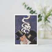 Carte Postale Deux Fumeurs par Cappiello (Debout devant)