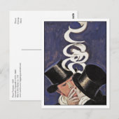 Carte Postale Deux Fumeurs par Cappiello (Devant / Derrière)