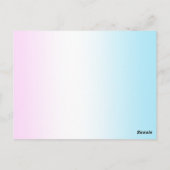 Carte Postale Deux gâteaux cupcake arc-en-ciel de sirène 2e anni (Dos)