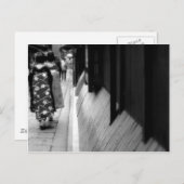 Carte Postale Deux Geisha à Kyoto (Devant / Derrière)