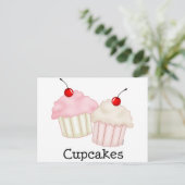 Carte Postale Deux Grands Cupcakes (Debout devant)