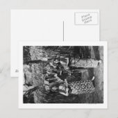 Carte Postale Deux Hawaiiennes avec Ukalees Photo (Devant / Derrière)