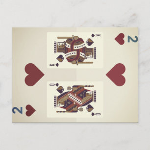 Carte Postale Deux Hearts