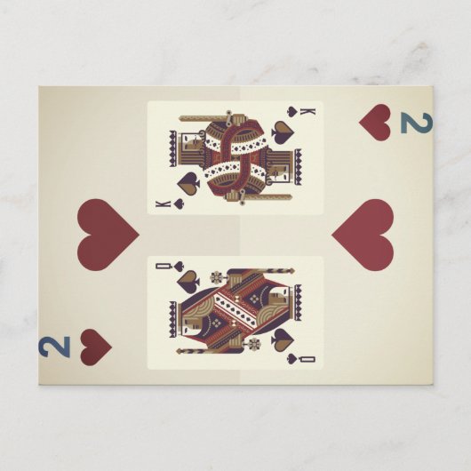 Carte Postale Deux Hearts (Devant)