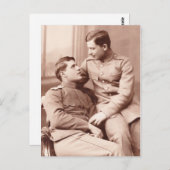 Carte Postale Deux hommes (Devant / Derrière)