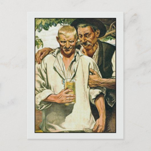 Carte Postale Deux hommes par Richard Schaupp Fine Art Gay (Devant)