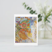 Carte Postale Deux jeunes filles parmi les fleurs, Redon (Debout devant)