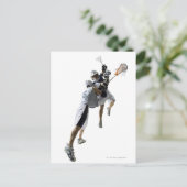 Carte Postale Deux jeunes hommes en lacrosse 2 (Debout devant)