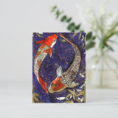 Carte Postale deux koi (Debout devant)