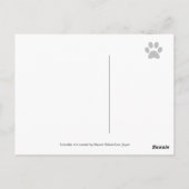 Carte Postale Deux Labradors noirs et Maman (Dos)