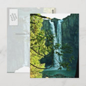 Carte Postale Deux Longues Cascades Qui S'Enchaînent (Devant / Derrière)
