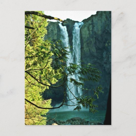 Carte Postale Deux Longues Cascades Qui S'Enchaînent (Devant)