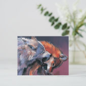 Carte Postale Deux loups (Debout devant)