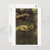 Carte Postale Deux mains (F66) Van Gogh Art (Devant / Derrière)