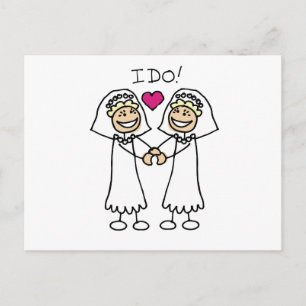 Carte Postale Deux mariées