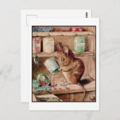 Carte Postale Deux mauvaises souris de Beatrix Potter (Devant / Derrière)