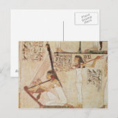 Carte Postale Deux musiciens, de la Tombe de Rekhmire (Devant / Derrière)