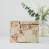 Carte Postale Deux musiciens, de la Tombe de Rekhmire (Debout devant)