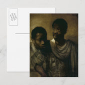 Carte Postale Deux Negroes, 1661 (Devant / Derrière)