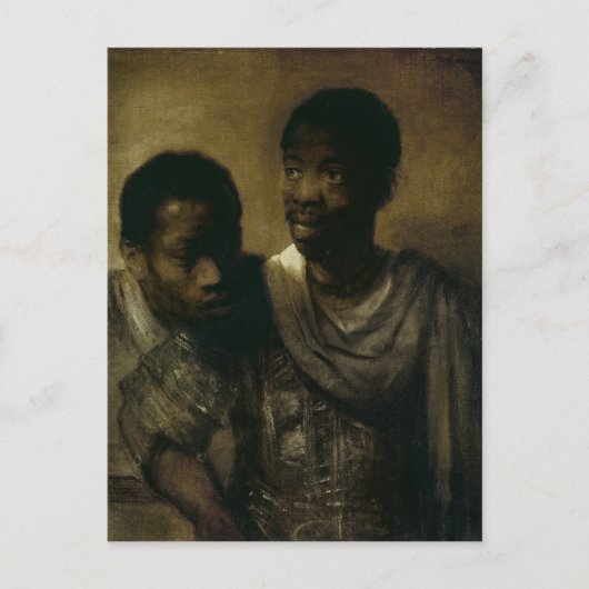 Carte Postale Deux Negroes, 1661 (Devant)