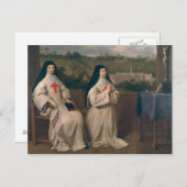 Carte Postale Deux nonnes (Devant / Derrière)