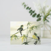 Carte postale Deux oiseaux (Debout devant)