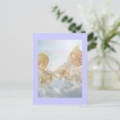 Carte Postale Deux petits chérubins. (Debout devant)