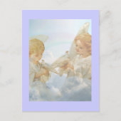 Carte Postale Deux petits chérubins. (Devant)