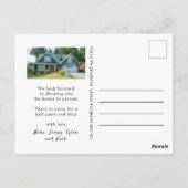 Carte Postale Deux photos que nous avons déplacé Script Changeme (Dos)