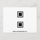 Carte Postale Deux points noirs (Devant)