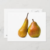 Carte Postale Deux poires (Devant / Derrière)