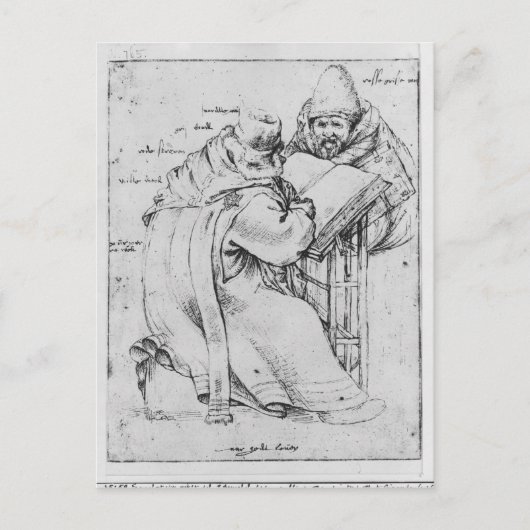 Carte Postale Deux rabbins (Devant)