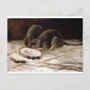 Carte Postale Deux rats par Vincent van Gogh