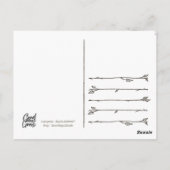 Carte Postale deux rats sauvages (Dos)