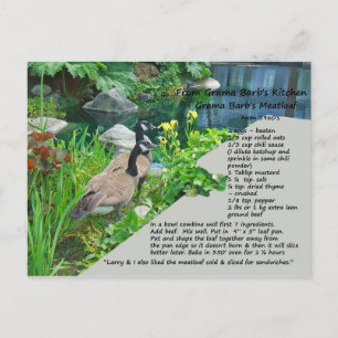 Carte postale Deux Recettes