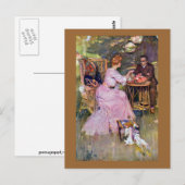 Carte Postale Deux repas Al Fresco (Devant / Derrière)