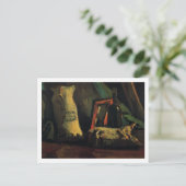 Carte Postale Deux sacs et une bouteille, Van Gogh Fine Art (Debout devant)