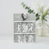 Carte Postale Deux scènes d'un vase étrusque (Debout devant)