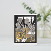 Carte postale Deux Skeletons (Debout devant)