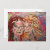 Carte Postale Deux Soeurs (Devant / Derrière)
