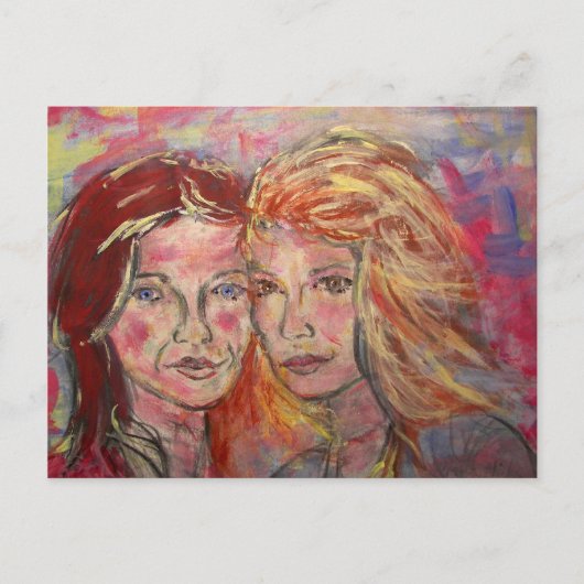 Carte Postale Deux Soeurs (Devant)