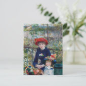 Carte Postale Deux Sœurs (sur la terrasse) | Renoir (Debout devant)