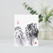Carte Postale Deux sommets rocheux (Debout devant)