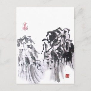 Carte Postale Deux sommets rocheux