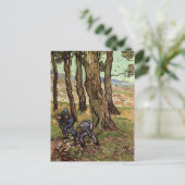 Carte Postale Deux terrassiers parmi les arbres, Van Gogh Beaux- (Debout devant)