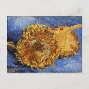 Carte Postale Deux Tournesols Coupés, Vincent Van Gogh