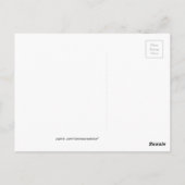 CARTE POSTALE DEUX TRANSATS DE PLAGE SOUS UN PARAPLUIE (Dos)